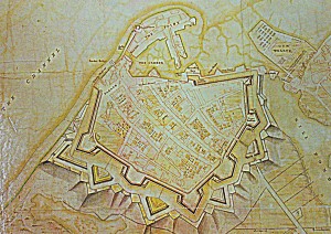  Desmaretz map of Portsmouth 1744