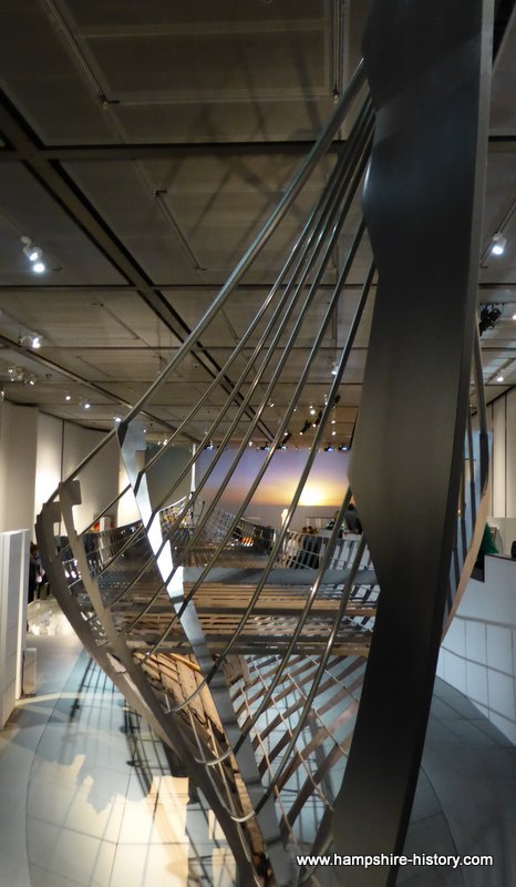 The Viking boat reconstruction British Museum