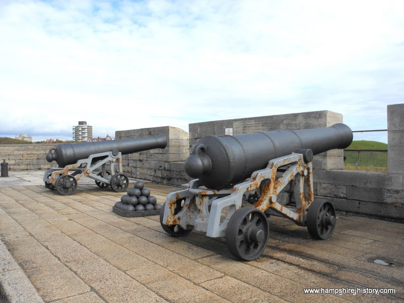 The cannon at Southsea Castle