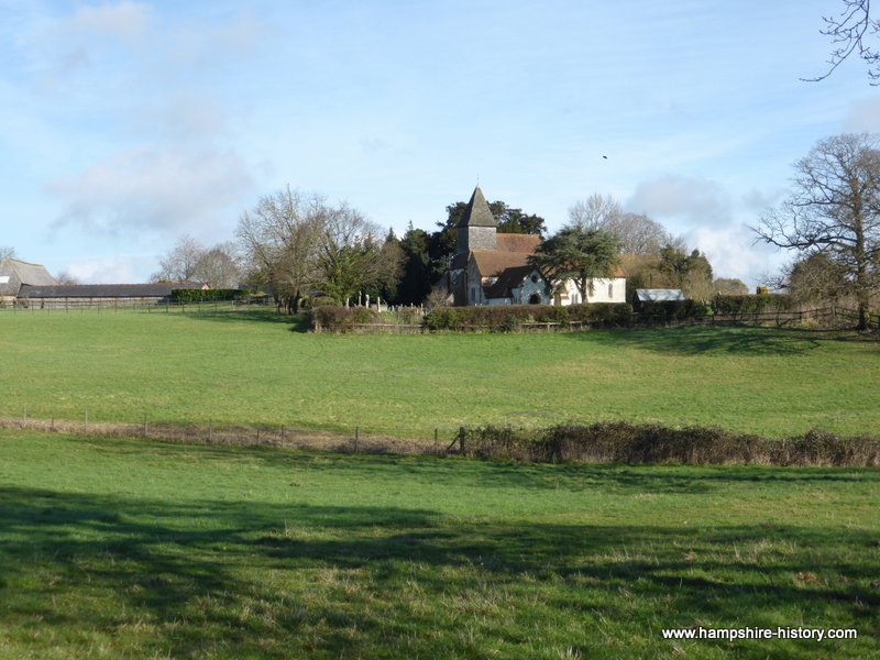 The Roman city of Silchester and post Roman church.