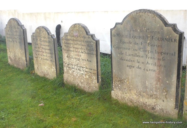 Graves of Napoleonic soldiers Alresford