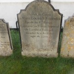 Napoleonic soldiers wife grave