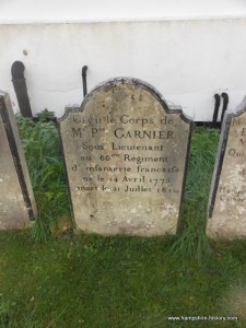 Napoleonic soldiers grave