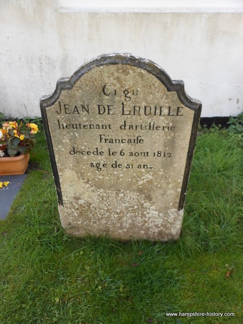 Grave of Napoleonic soldier