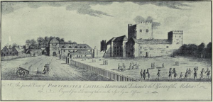 C18th Portchester Castle