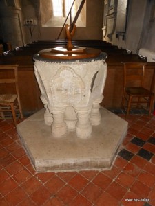 Font All Saints Church Steep