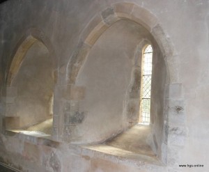 All Saints Church Steep lancet windows