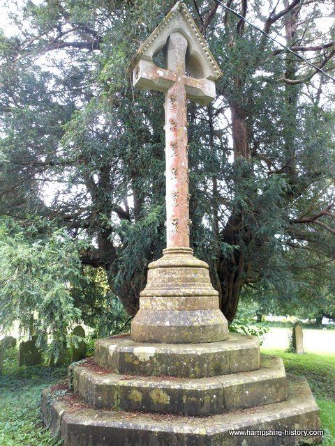 The cross from which the Reverend Gilbert White preached
