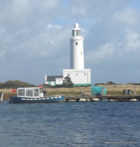 Hurst Spit Lighthouse SW of Hurst Castle