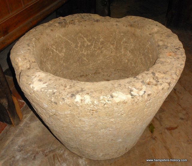 Hurstbourne Tarrant Baptismal Font