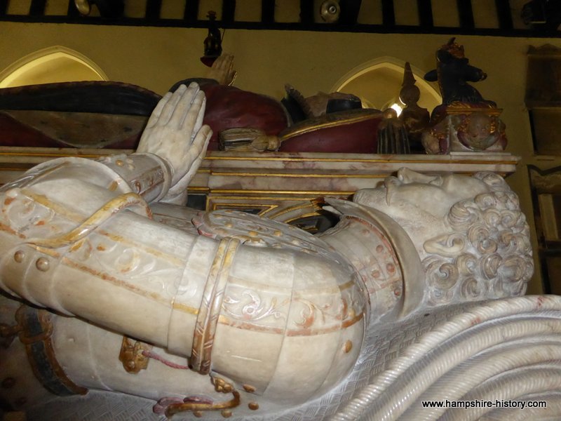 Henry Wriothesley on the Wriothesley monument