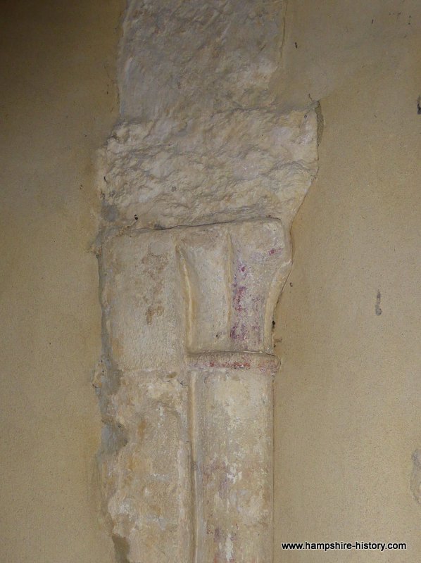 Late Norman scalloped capital