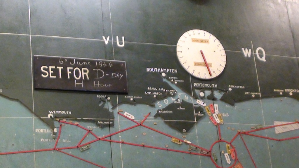 D-DAY Map Hampshire Starting and gathering Points