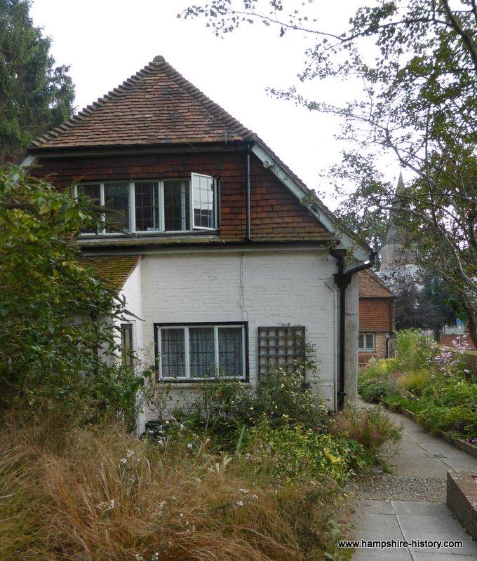 The Meeting House viewed from the burial ground, showing the cottage end where the 'caretaker' lived.