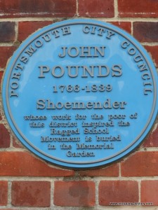 John Pounds Plaque Portsmouth