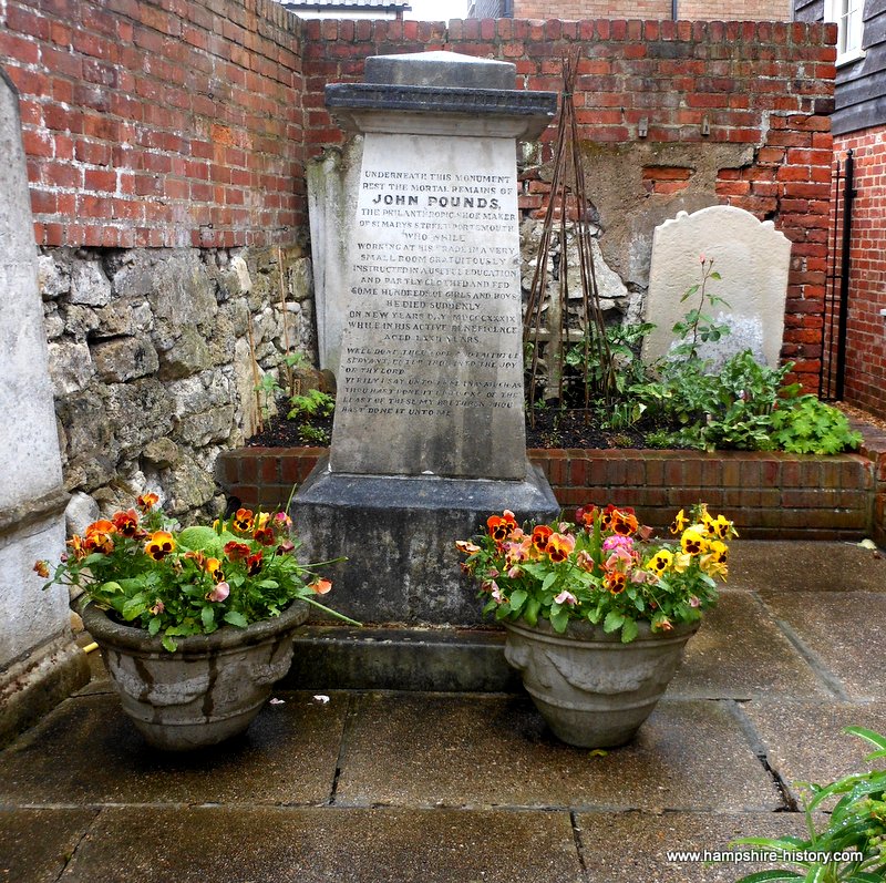 Memorial to John Pounds Portsmouth Hampshire History