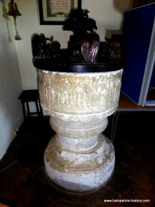 Baptismal font Odiham