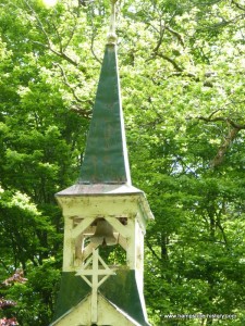 Bramdean church in the woods