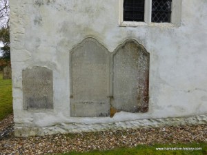 Ashley Hampshire headstones